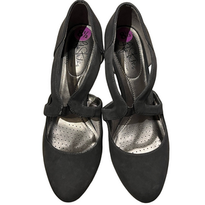 LifeStride NWT Size 8.5 Gray Faux Suede Women's Heels
